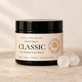 ICE & STEAM CO. CLASSIC Menthol Spheres black PET jar with cream label, 60 rituals